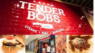 Burger, Fries And Bolognese Pasta At Tender Bobs SM North EDSA Philippines