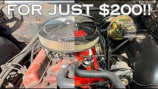 How to TRANSFORM your Classic Car’s engine bay for less than $200!