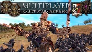 Tomb Kings vs Reikland and the Dark Elves (Call of Warhammer Mod Battle #198)