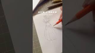 drawing this skirt trend  #balloonskirt #drawingtutorial #fashionsketch