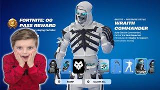 My 11 Year Old Kid Reaction Giving Him NEW Fortnite OG Battle Pass Skins & Unlocking FREE Og Glider