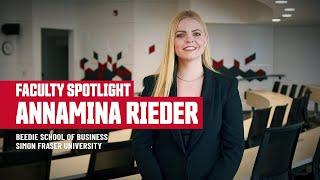 Faculty Spotlight: Annamina Rieder