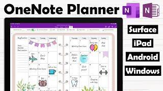 OneNote Planner  - How to Use Our OneNote Digital Planners on Surface Pro, iPad and Android