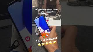 Pump up google reviews with this nifty tap sign #taptag #tapsign #google #smallbusinessideas