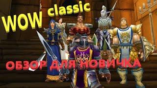 ОБЗОР WoW Classic ГАЙД ДЛЯ НОВИЧКА КАК НАЧАТЬ ИГРАТЬ что делать