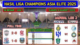 Hasil Liga Champions Asia Elite Tadi Malam ~ VISSEL KOBE vs GWANGJU ~ SHENHUA vs KAWASAKI | 16 Besar