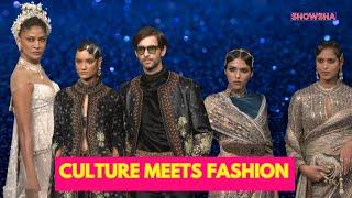 Tarun Tahiliani Showcases 'Otherwordly' Collection At India Couture Week 2024 | WATCH