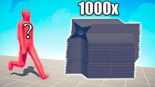 1000x OVERPOWERED NINJA vs RANDOM UNITS - TABS | Totally Accurate Battle Simulator 2024