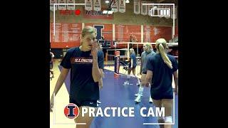 Illini Volleyball | Practice Cam » Best Blocker