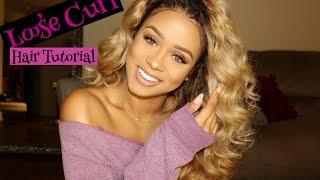 Loose Curl Hair Tutorial | Jilly Anais