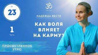 ПРОСВЕТЛЕНИЕ. КАК ВОЛЯ ВЛИЯЕТ НА КАРМУ? Выпуск 23/1