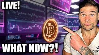 LIVE! Trump Tariffs DUMP Markets!! I'M LONG ON BITCOIN NOW!!!!!