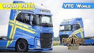 ETS 2    VOLVO FH16 540л.с. / VTC World - Multiplayer / Logitech G27 gameplay
