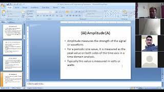 DCCN16. Signal Features and Characterizing Parameters