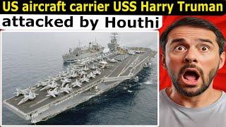 Houthi attacks US aircraft carrier USS Harry Truman #Houthi #USSHarryTruman #Attack