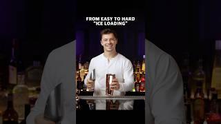 flair tricks FROM EASY TO HARD"ICE LOADING" 1 shaker #flairbartending #bartender #bartenderlife