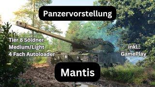 WOT Console / Panzervorstellung / Mantis inkl. Gameplay