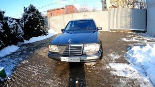 Mersedes Benz w 124 полировка, нанесение керамики, готовый результат ч 2.