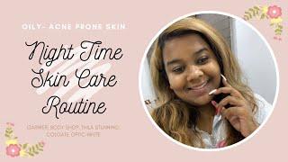 Night Time Skincare Routine | Oily Acne Prone Skin | Ashyy Edward