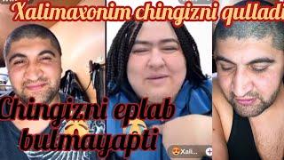 Chingiz Va Xalimaxon tik tok batll - Xalimaxon chingizni tuyiga qimmat xonanda olib kelmoqchi