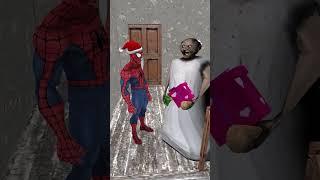 Santa Skibidi toilet vs Santa Spiderman vs Slendrina, Baldi in Granny's house - pt 47