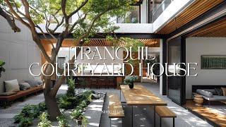 Tranquil Courtyard House Design To Finding Peace in Your Modern Living Space