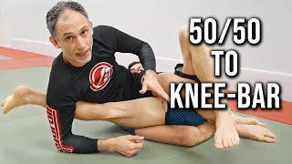 No-GI: Direct Knee Bar Attack off 50/50