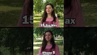 iPhone 15 Pro Max vs iPhone 5 Camera Test