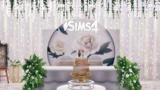 Valentine`s day Special  Wedding Venue  Renovation (noCC) THE SIMS 4 | Stop Motion