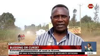 Construction of Ruiru - Githunguri road which began a decade ago poses health hazard