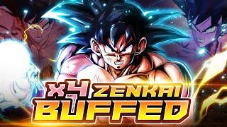 4x ZENKAI BUFFED LF TREE OF MIGHT GOKU DEMONSTRATES HIS DOMINANCE! | Dragon Ball Legends