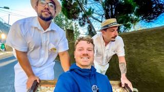 CRAZY TOBOGGAN RIDE IN MADEIRA!