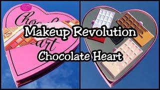 Makeup Revolution - Chocolate Heart Set - Bronzer, Blush and Eyeshadow Swatches