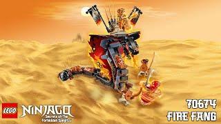 Lego Ninjago Secrets of The Forbidden Spinjitzu: 70674 Fire Fang Set Review