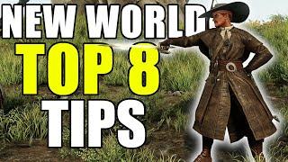 NEW WORLD MMO - Top 8 Tips I Wish I Knew BEFORE PLAYING!