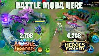 Kayaknya bagusan MLBB!! -  Heroes Evolved ultra VS Mobile Legends bang bang 2.0 ultra