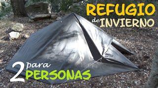 Refugio de Invierno para 2 personas - Tarp 3x3. Winter Shelter