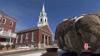 A beloved boulder in Fitchburg, Massachusetts has an intriguing history