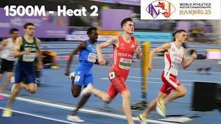 MEN’S 1500M WORLD INDOOR CHAMPIONSHIP NANJING 2025 | HEAT 2