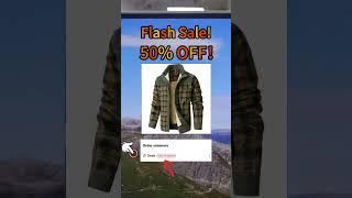 Men's Plaid Flannel Jacket with Sherpa Lining #fashion