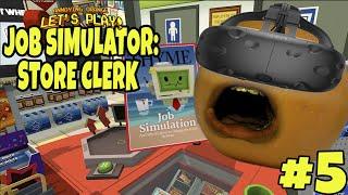 Annoying Orange Plays - Job Simulator #5: STORE CLERK