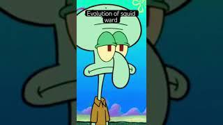 Evolution of squidward