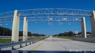 Grand Parkway Hwy 99 -  I-45 to 59 N - North of Houston, TX - Dashcam Video