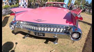 A Beautiful hot pink 1959 Cadillac De Ville...