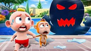 Monster In The Pool  - Monster Song | More Funny Song & Nursery Rhymes For Kids