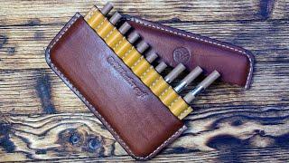 Портсигар/Cigarette case из кожи Краст от #wildleathercraft