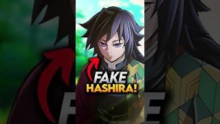 Why Giyu Tomioka is called the FAKE HASHIRA? Demon Slayer Explained #demonslayer #shorts