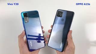 OPPO A15s vs Vivo Y20 Speed Test, Display Test