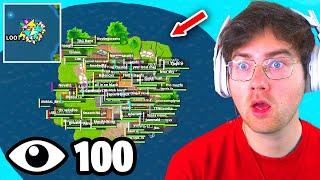 I Got 100 Players To Land at Loot Lake in OG Fortnite (did he cheat?)