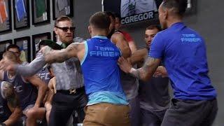 Conor McGregor and Cody Garbrandt nearly ignite a brawl